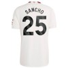 Original Fußballtrikot Manchester United Sancho 25 Ausweichtrikot 2023-24 Für Herren